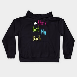 She's got my back Kids Hoodie